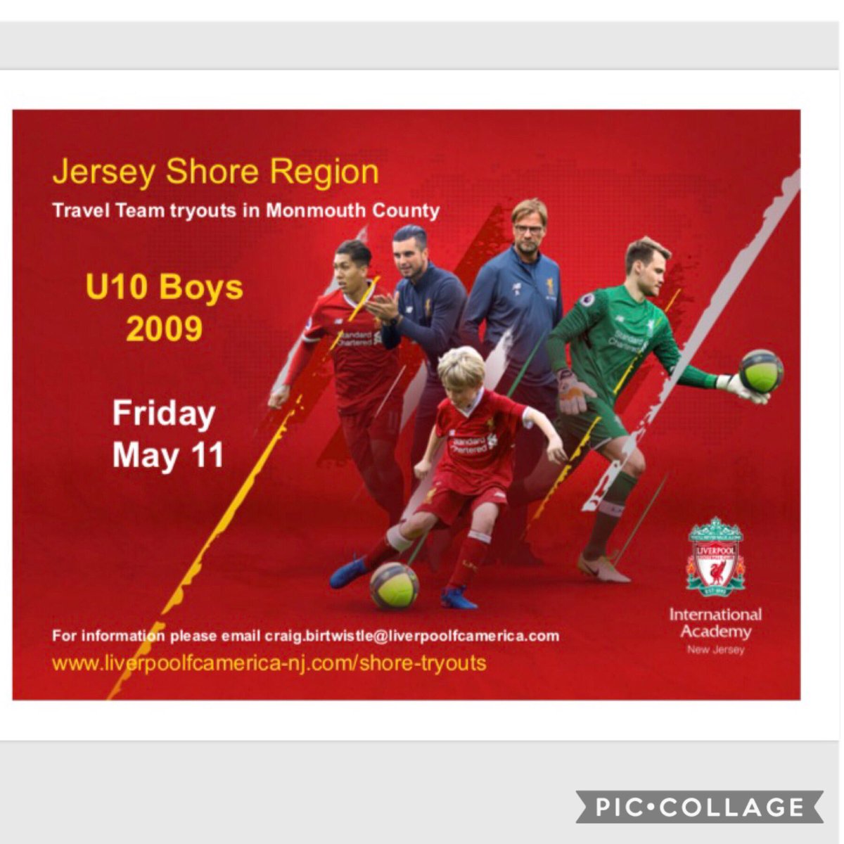 LFCIANJSR's tweet photo. Calling all 2009 Boys!
ITS NOT TOO LATE!!!
Liverpool FCIA has one more tryout left for our players born in 2012-2005. To register and to learn more please go to  https://t.co/1Tdd6P23qA #soccertryouts #soccer #monmouthcounty #middlessexcounty  #travelsoccer #nj https://t.co/7UBTDR8egM