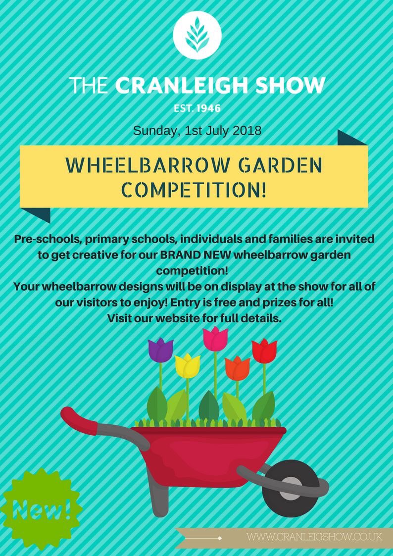 Calling all budding #Cranleigh gardeners! How’s your wheelbarrow looking?! Don’t forget to let us know you’re entering!