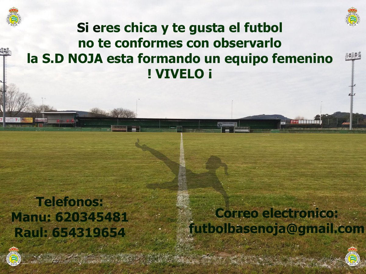 SDNOJA_OFICIAL's tweet photo. Queremos hacer equipo femenino !ANIMATE! @fcf_es @realracingclub @cdmonte1924 @VimenorFemenino https://t.co/RqKH0pfTNf