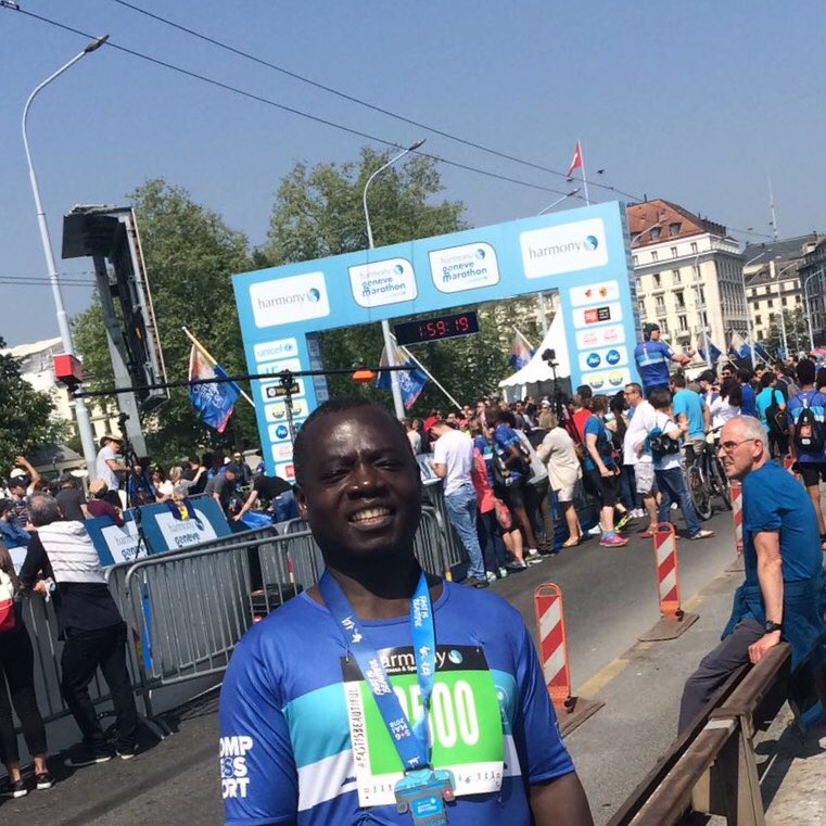 Ran the semi #GeneveMarathon in solidarity with every #preemie