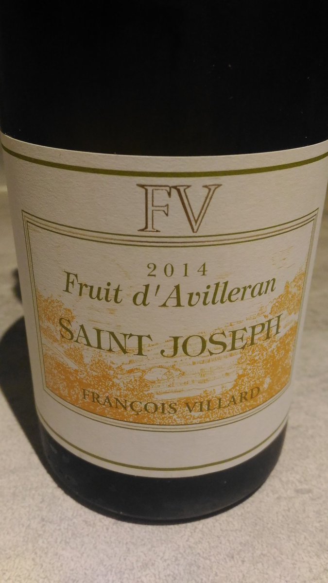 lolo_vin's tweet photo. #monpremierTweet pour participer à la #bottlebattle de @lawinetech : #StJoseph 2014 #FruitDAvilleran #FrançoisVillard sur des rognons à la crème et à la moutarde. Quelle richesse ! #Marsanne 👌 https://t.co/OiwILU0roI