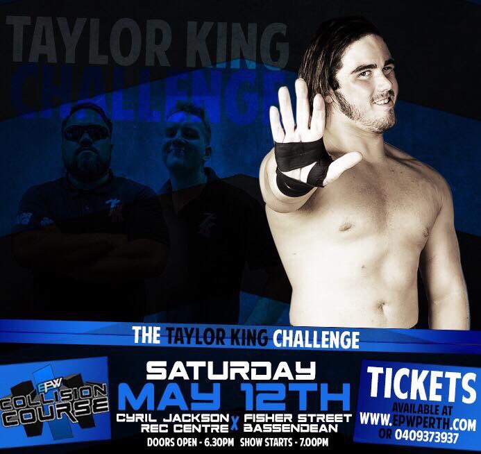 EPWPerth's tweet photo. Just announced for EPW COLLISION COURSE, the always unpredictable Taylor King Challenge!

...wait. Who the hell authorized this?

🎟 https://t.co/rTwvE9fBN0
#EPWCC18 #prowrestling #perthprowrestling https://t.co/3tnzGqWssY