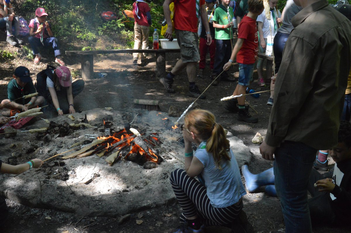 BathScouts's tweet photo. Another perfect day for activities, including the all-new grass sledging and some new skills from our jiu-jitsu friends, at #OnceUponACamp. A little warm, but thankfully our camp volunteers from the Scout section are delivering water around the site. https://t.co/NUlrTsfFAu