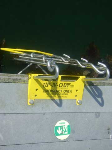 PontoonandDock's tweet photo. Our #safetyladder provides a safe, secure exit for #accidental swimmers and are clearly marked to deter other uses. https://t.co/ebJP8heCiP https://t.co/Ajw5Zpvyc4