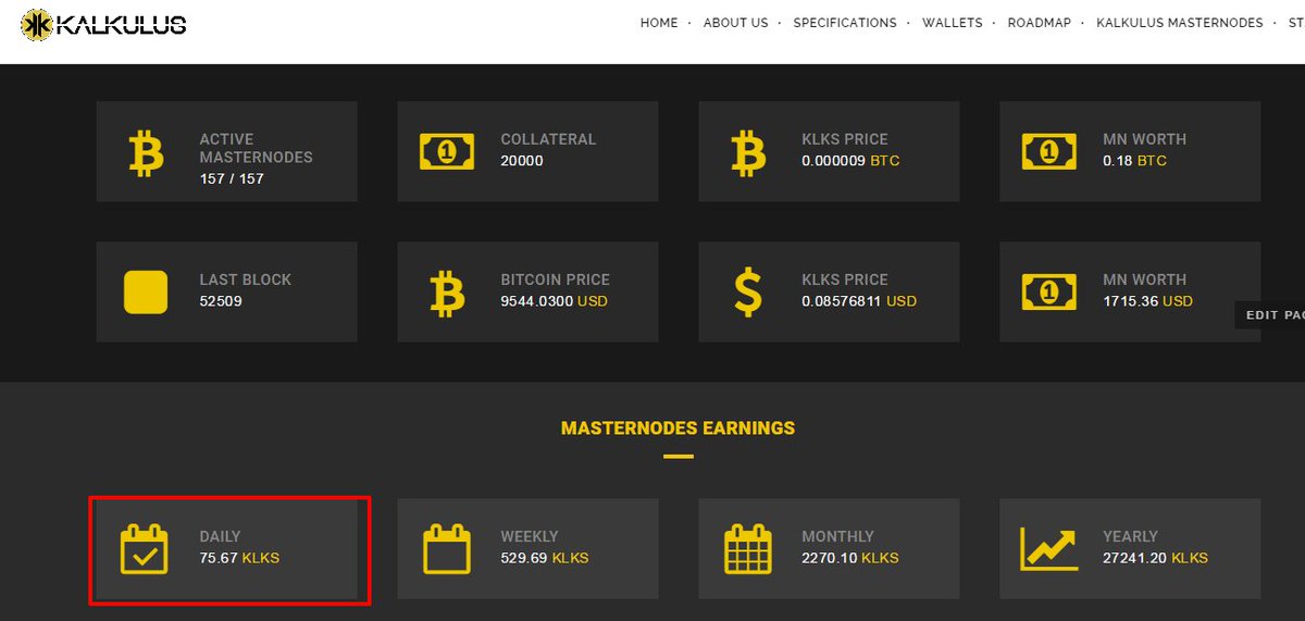 <a href="/MasterNodesPro/">MasterNodesPro</a> $KLKS earnings statistics are clearly wrong by far, and is proven comparing their stats with those of MasternodeStats, @_mn_o_ and our official website dashboard!
What you guys are waiting to fix that or put page in maintenance? Hope this don't create panic sell!