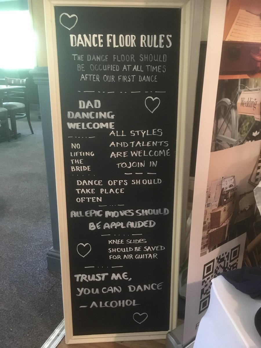 gracefavoursuk's tweet photo. Dance floor rules 😄 https://t.co/r6wR8c4rZK