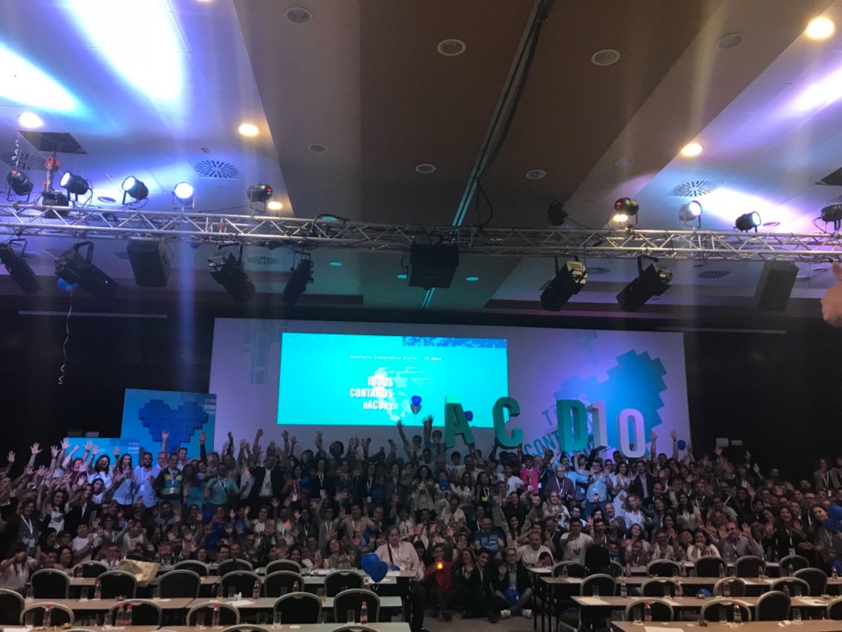 AndaluciaVuela's tweet photo. El día después del #EncuentroACD sólo podemos dar las GRACIAS a todas y todos. A nuestra Red de Alianzas y a nuestra Red de Voluntariado por vuestro compromiso y entrega. ¡Todas y todos contamos #hACDiez! ¡A por 10 años más! https://t.co/LTeHAQ39M3