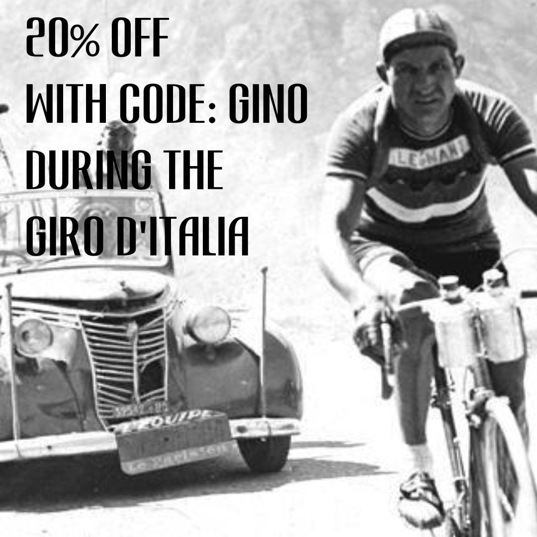 Enjoy 20% off during the #giroditalia2018 use code GINO at checkout #cyclists