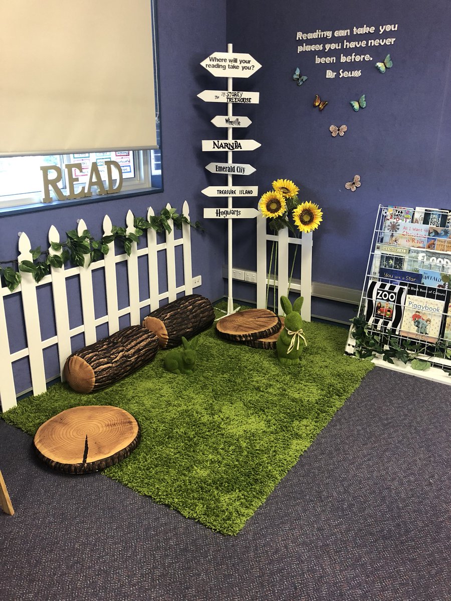 Came across this AMAZING book nook on a casual day! I love the effort that the teacher has put into making this special space within her classroom. What a creative way to draw little readers in. #classroomgoals #acuedu_P