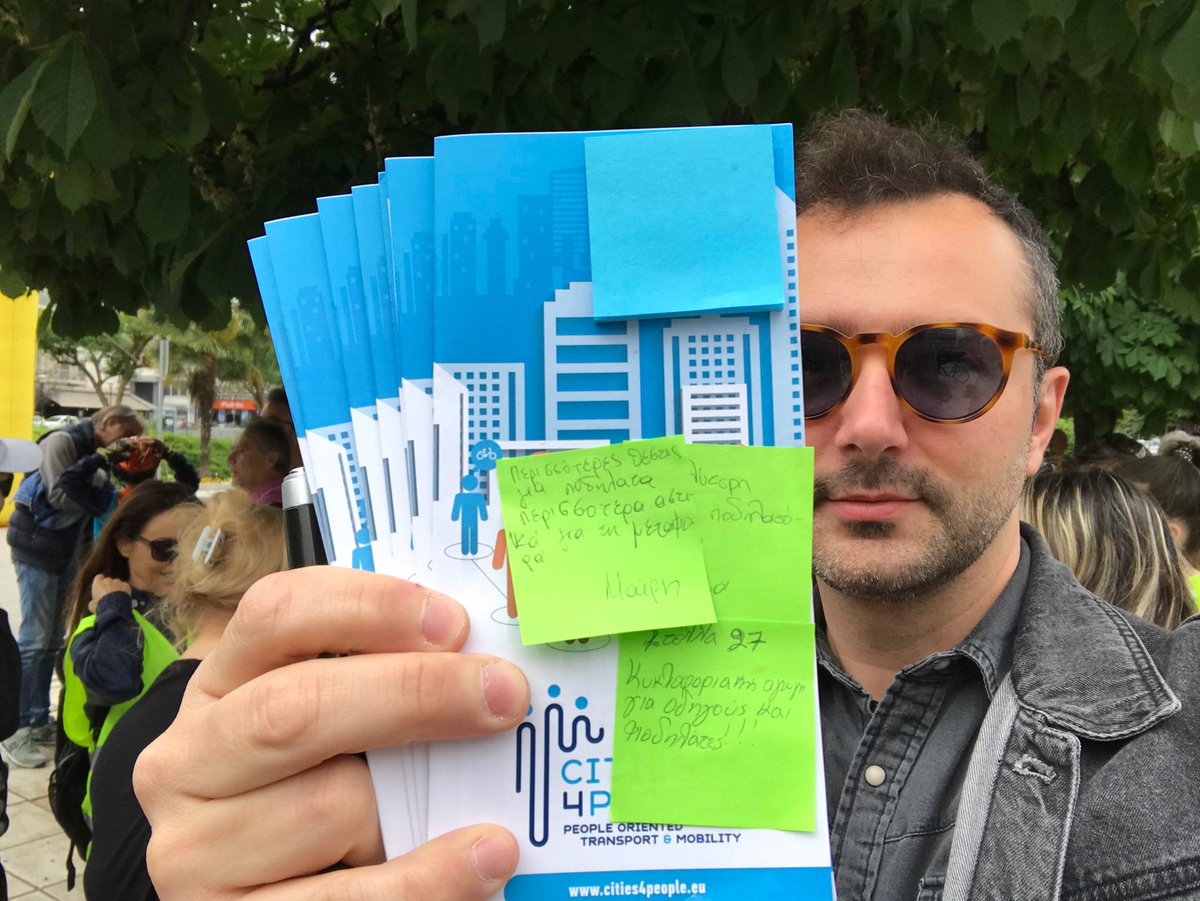 etrikala's tweet photo. Opening day for our @c4p_project #CitizenMobilityLab Spreading the word and gathering opinions about mobility in our city! https://t.co/BpZdLnRxRl