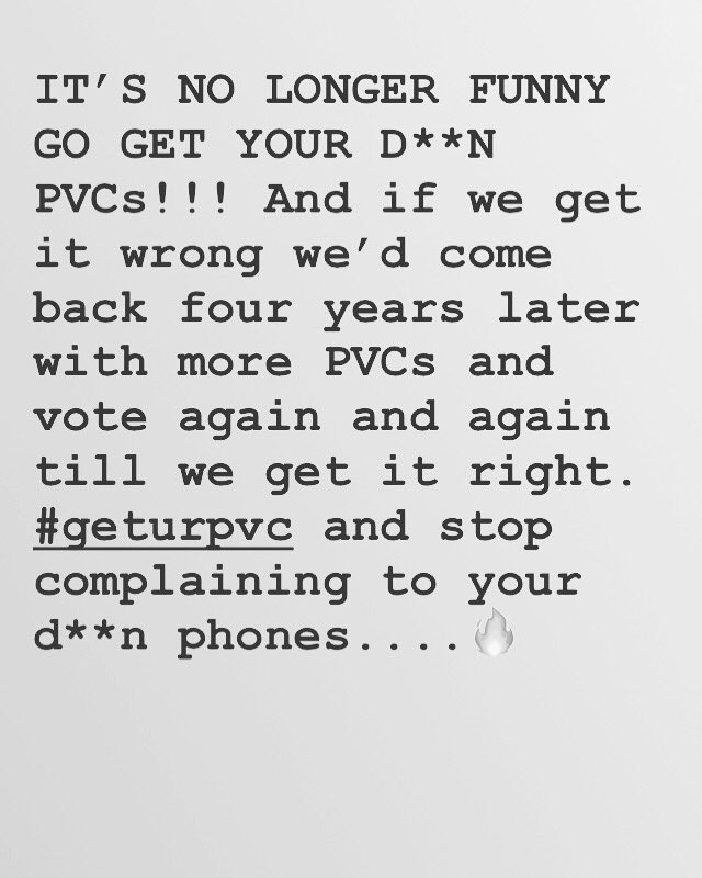 olapopopo's tweet image. #geturpvc and turn up for your children’s future
