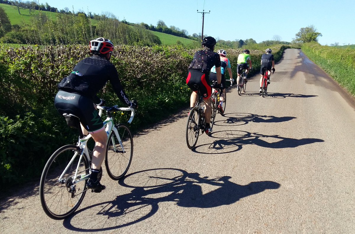 Perfect conditions on one of the @VeloClubWalcot club rides today. #fromwhereweride