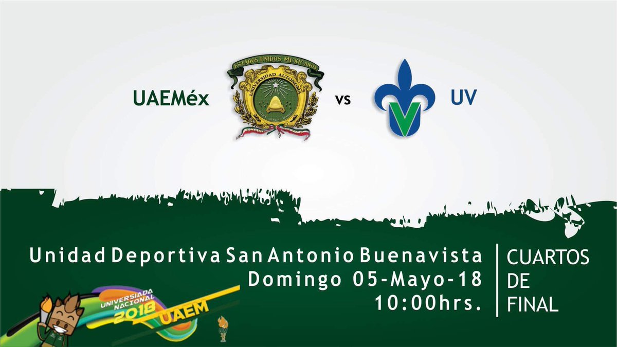 PotrasFCUAEM's tweet photo. ¡BUENOS DÍAS #POTROS! 
Hoy nuestro equipo se juega el pase a la semifinal. 
La lucha de los nuevos 8 mejores nacionales comienza hoy.
¡VENGA POTRAS!
⚽️🐎💚💛 https://t.co/kxu81mapcV