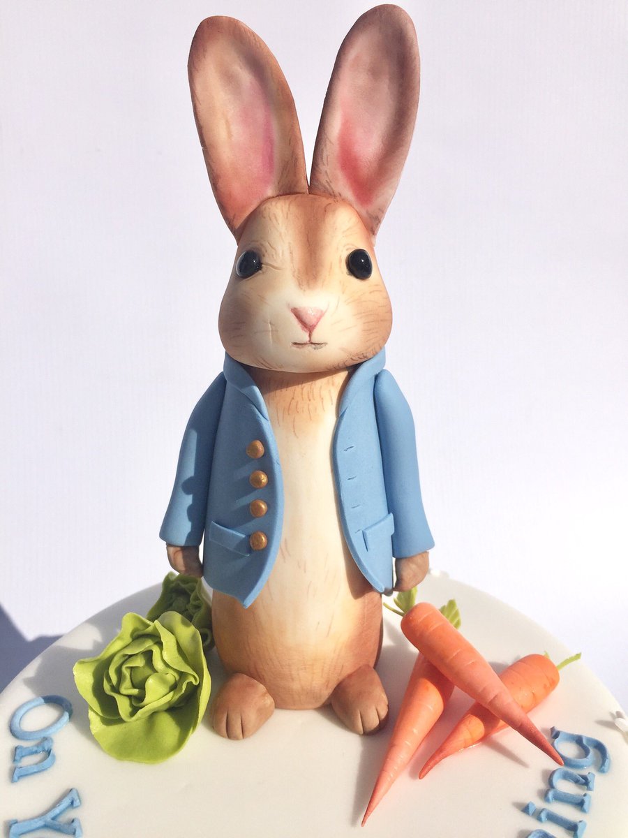 shapecake's tweet photo. My old favourite #Peterrabbit for Arthur’s christening 💙 #peterrabbitcake #peterrabbit #christeningcake https://t.co/VCfUwihqP0