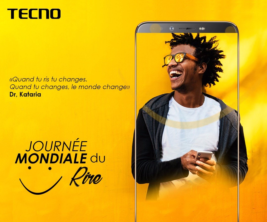 Téléchargement gratuit Images Tecno Mobile Ci On Twitter Journee Internationale Du Rire dernière par