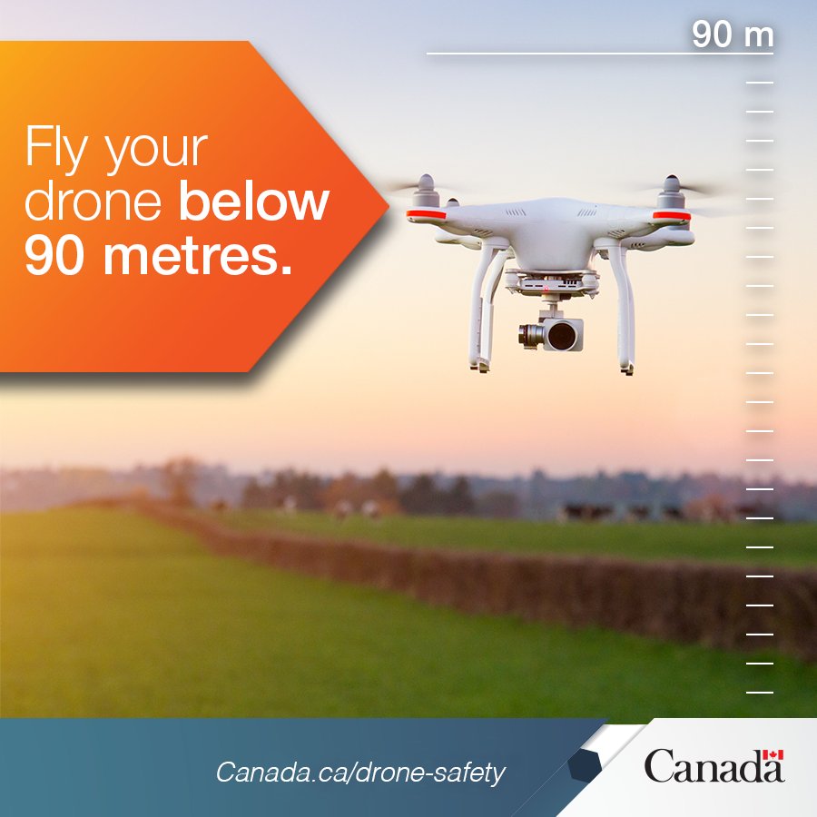 Transport_gc's tweet photo. Keep everyone safe by following the #DroneSafety rules! Always fly your #drone below 90 metres and within sight https://t.co/IEnjP2a2MZ https://t.co/jWAId0Yqou