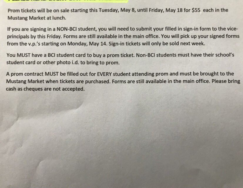 To all those who are planning to go to prom!