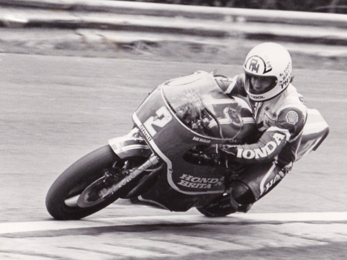 TappetTwo's tweet image. Ron Haslam ...Caldwell Park 1981