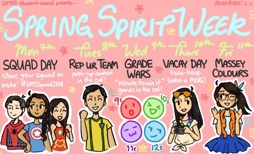 Hey stangs!! Make sure you dress up and go all out for possibly the last spirit week of the year!! 🧡💙🎉 #StangNation