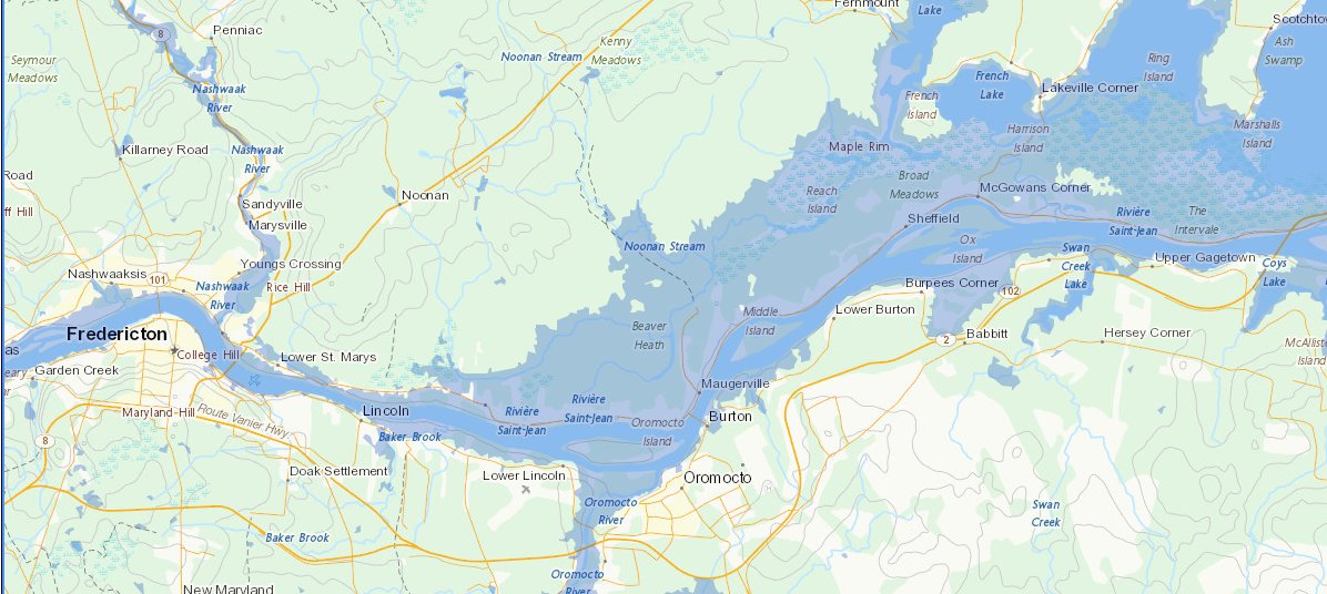 NRCan's tweet photo. Find active and historical #floods in 🇨🇦 in our #FloodMaps collection, now on @OpenGovCan: https://t.co/vpM5ObYioe https://t.co/M0v0KmzbJy