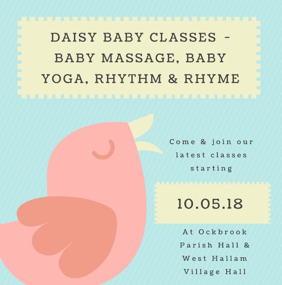 It feels a long time coming but our next term of baby classes start this Thursday! 
Our Tinies terms are SOLD OUT 😭
But there are still a couple of spaces left on our Wrigglers terms in Ockbrook and West Hallam!🙌🏻

Book your place using the link: thedaisyfoundation.com/antenatal-clas…