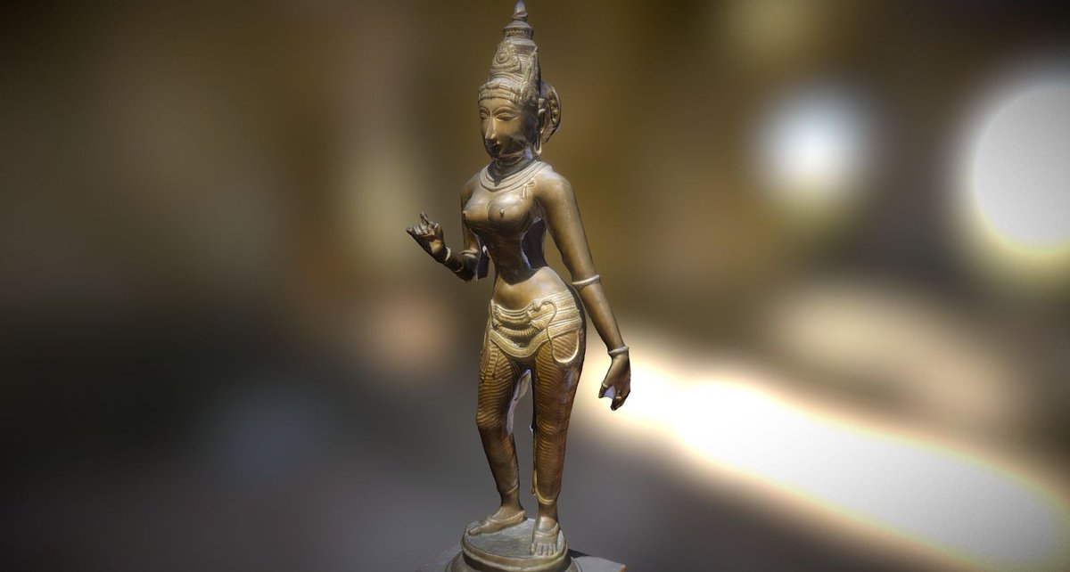 This Chola era bronze vigraham of Goddess Parvati lies smuggled away at the Copenhagen museum, Denmark.