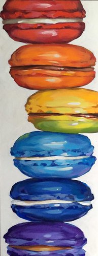 Happy !!! gallery-orange.com #macaroons #nolaart