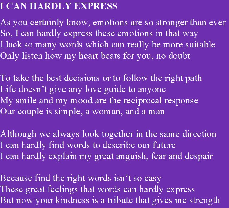 scribaland's tweet photo. I CAN HARDLY EXPRESS
Unresponsiveness words,an artistic euphemism!Unforgettable feelings!#Pinterest #YouTube #Youscribe #Google #Snapchat #Vine #web #email #expositions #foire #forum #salon #Songwriters #Deezer #Spotify #AppleMusic #Dailymotion #Apple #Unresponsiveness #words #TV https://t.co/wnbcr2CMyQ