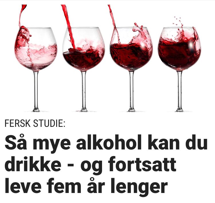 Svinepels's tweet photo. Ok, men hva må man gjøre for å leve fem år lenger? https://t.co/kQyo6fJp2F