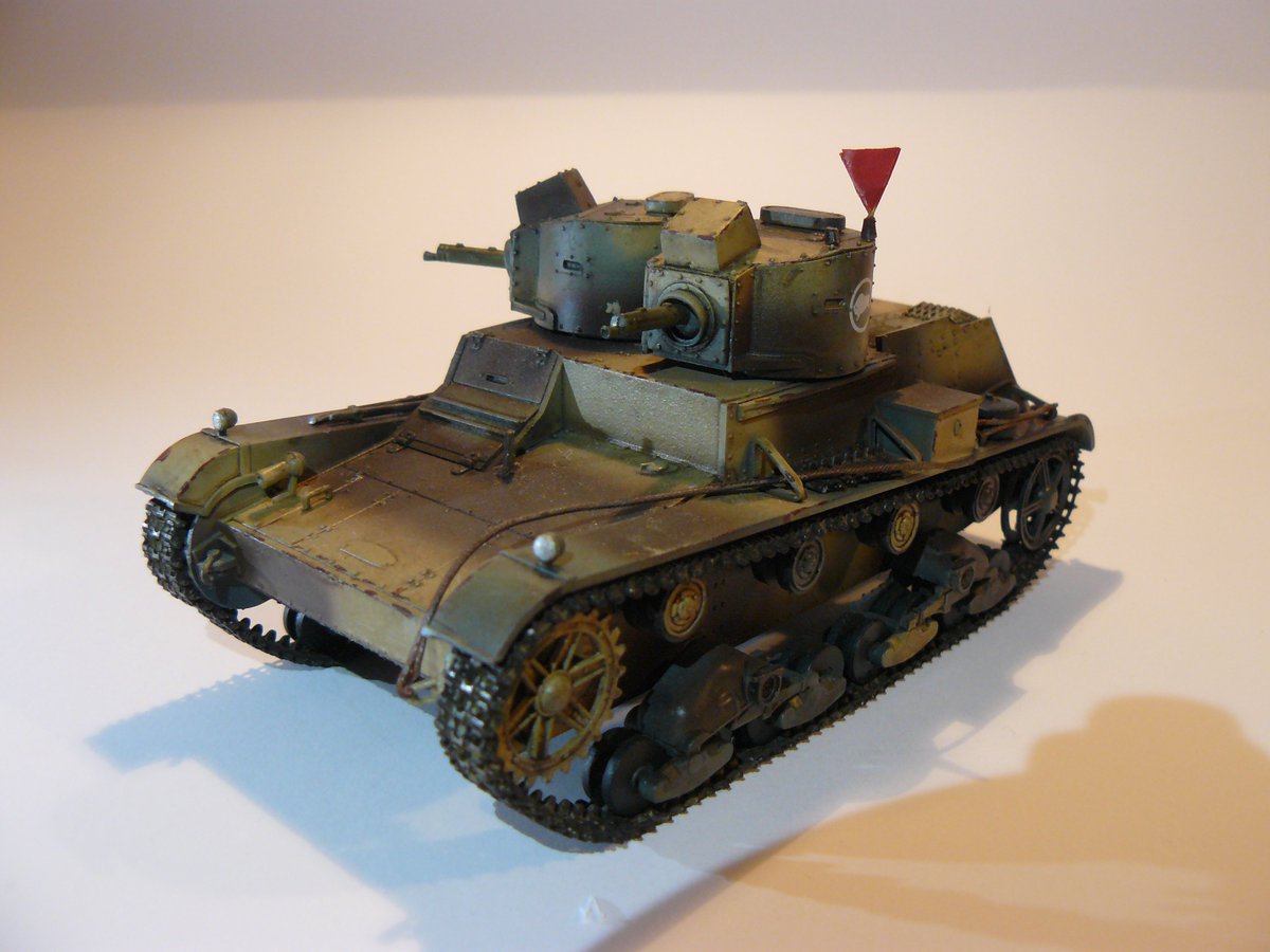 MirageHobby's tweet photo. Do You #like it? #Mirage #Hobby
1/35 7TP light tank #madeby Paweł Lemieszkiewicz #Poland #buynow  #miragehobby #afición #diorama #hobby #militarymodelling #miniature #modelarstwo #modelism #modelismo #modellbau #plamodel #plastickit #plastickits #plasticmodel #plasticmodelkit https://t.co/kk4GVC0885