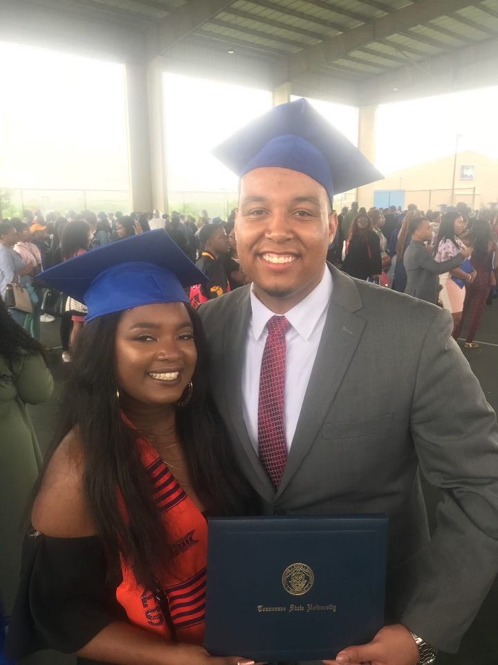 TsuNaacp's tweet photo. Congratulations to graduates D’Anna Morgan (1st VP) &amp; Julian Robinson (President) ✊🏽 #Advancement https://t.co/6ks7HWKB8W