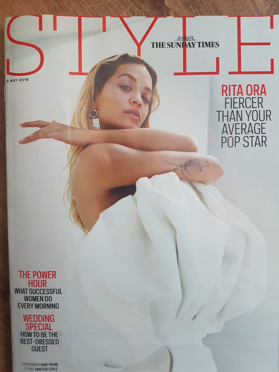 JamieDFanAc's tweet photo. Rita looking Fab in today's ST Style mag ๐ #RitaOra #STStyle https://t.co/xuC5azeaON