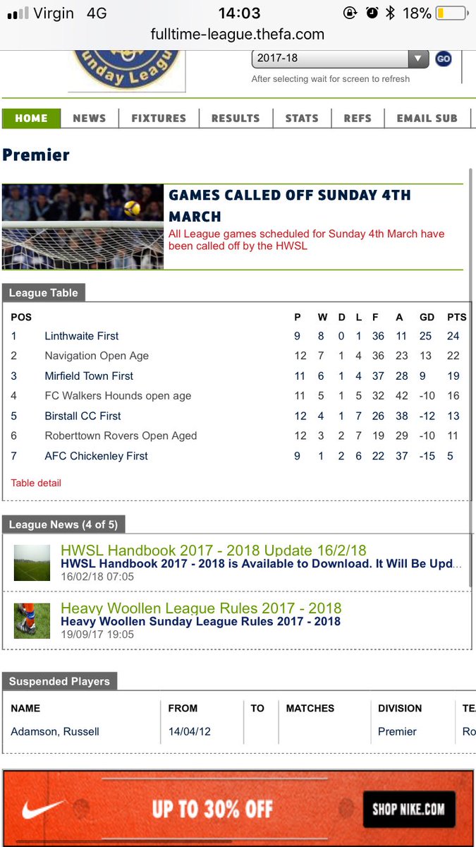WE ARE LEAGUE CHAMPIONS WITH 3 GAMES TO GO 🏆⚽️🎉

Since we formed in 2014, we’ve won the league every year!!

UTL