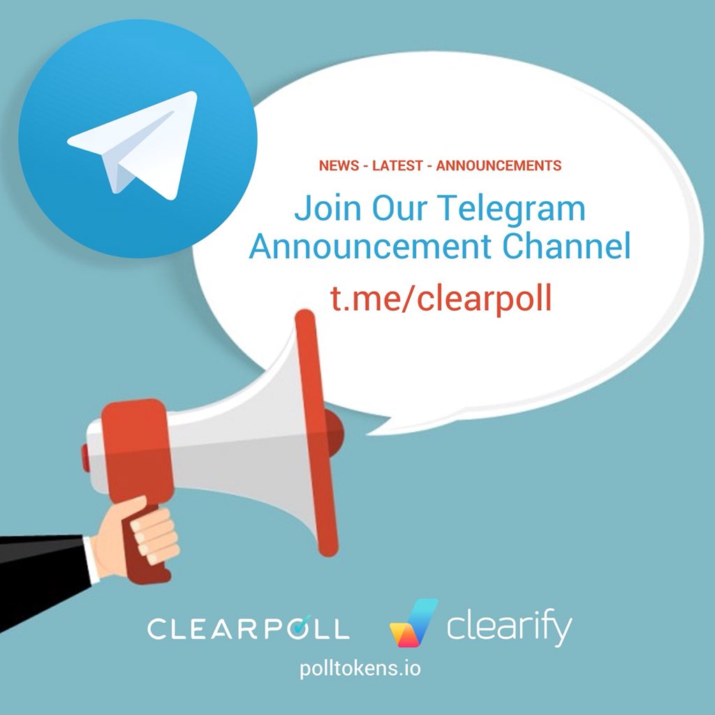 voteclearpoll's tweet photo. 🚀Not long to go before we announce our new rewards structure. #POLL holders will greatly benefit. May 10th.

Join our announcement channel https://t.co/G3DhAVHYAn for all the latest news and announcement. 

RE-TWEET - spread the word!

#rewards #clearpoll #clearify #blockchain https://t.co/zdjsEPVg2a