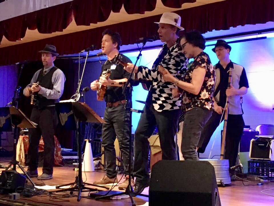 The Ukedelics rocked out at The Rocket City Uke Fest in Huntsville, Alabama yesterday.