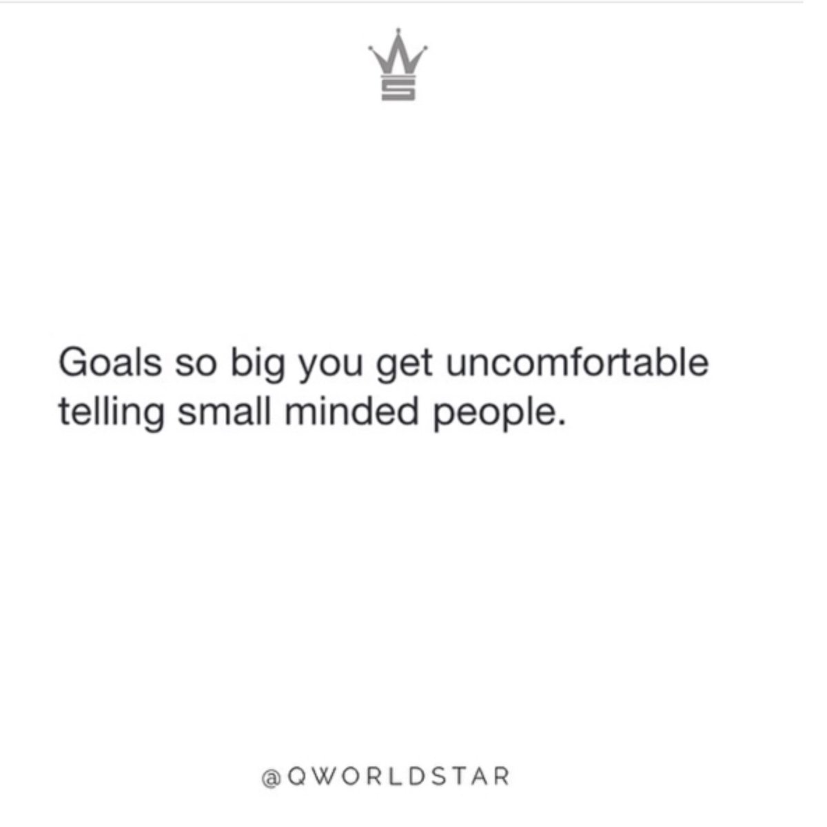 WORLDSTAR's tweet image. “People who don’t believe in themselves will always tell you something “can’t” be done or that it’s too “hard”. Realize that your vision is too great for small minds, don’t fall into the traps of dream killers...keep pushing!” 💯 @QWorldstar