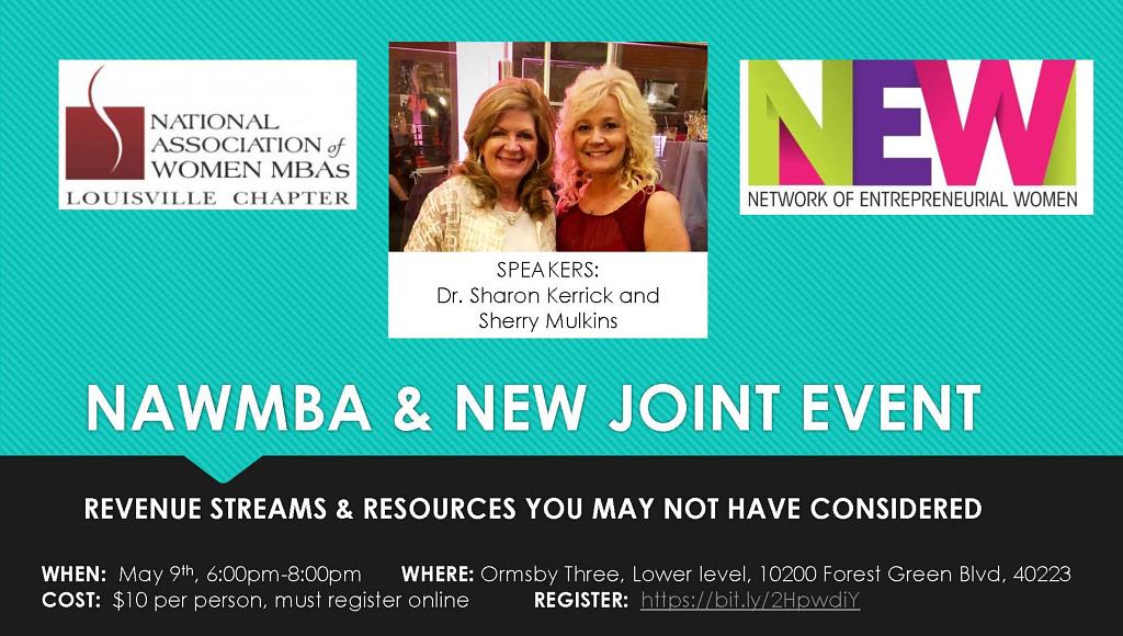 mbawomenKY's tweet photo. NAWMBA Louisville and NEW joint event happening next Wednesday night! Hurry - registration ends Monday.  After all, this is a full meal catered event!  Meet new people, learn new things. We hope to see you there!  https://t.co/okusf06DUg https://t.co/xV3ygVA7Gy