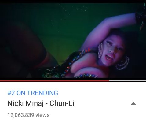 AaronMaraj25's tweet photo. 2 day's since #ChunLiVIDEO dropped! Keep Watching & Streaming. π
12mil+ #ChunLi #NickiDay2
π #WatchChunLiOnVEVO π https://t.co/h6bPc0wlAY