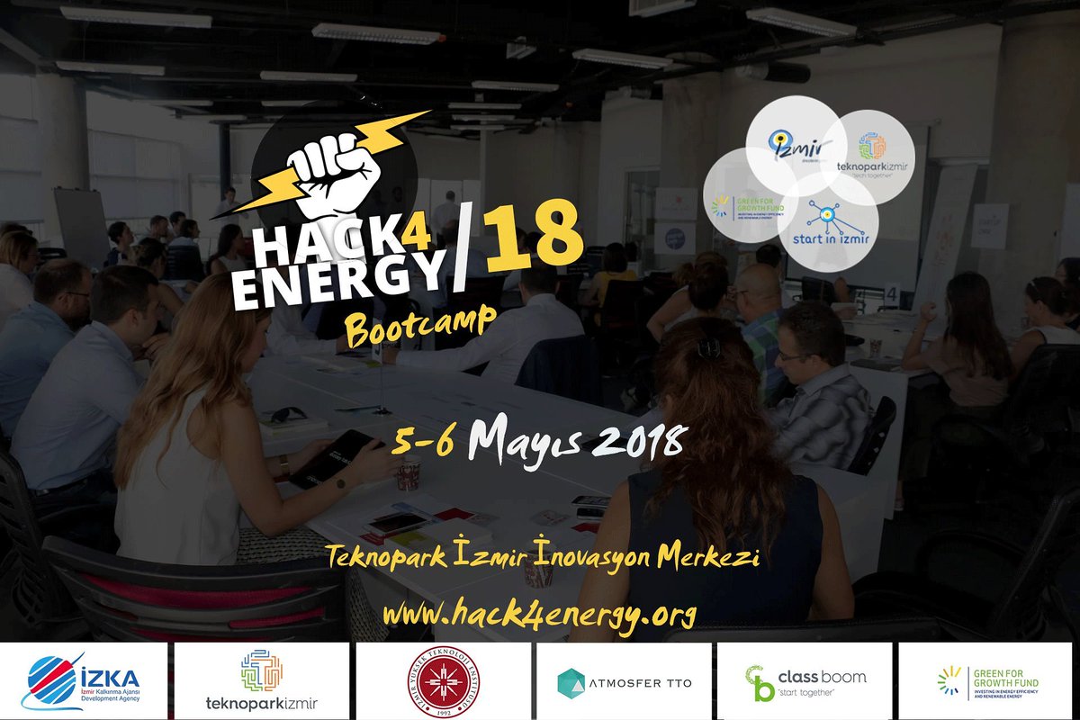 Teknoparkizmir_'s tweet photo. #Hack4EnergyBootcamp2018 de sunum zamanı! Ekiplere başarılar diliyoruz. @izmirkalkinma @GreenGrowthFund @ensiatr @TCBEBKA @Teknoparkizmir_ https://t.co/2PsIJBC3fq