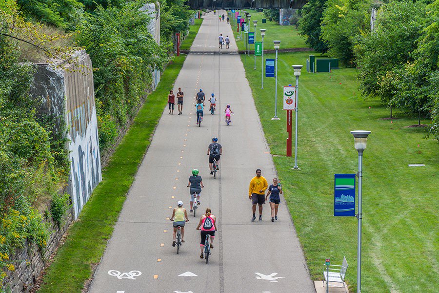 DetroitGreenway's tweet photo. Detroit RiverWalk &amp; Dequindre Cut among @metrotimes top 10  urban planning successes
https://t.co/Kd20RGAxOJ https://t.co/TN68LpQBvW