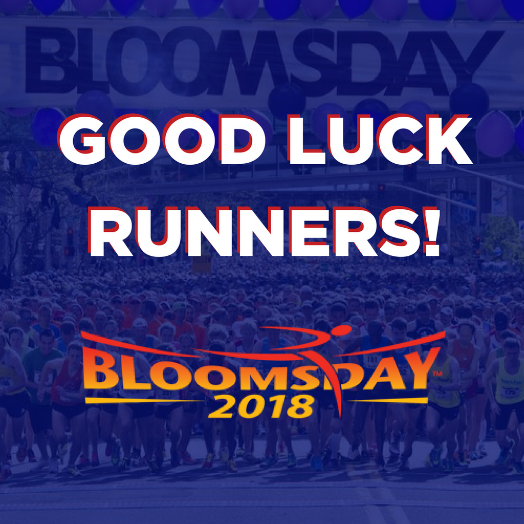 Best of luck to all of you Bloomies out there! We're cheering for you! #fleetfeetspokane #bloomsdayrun