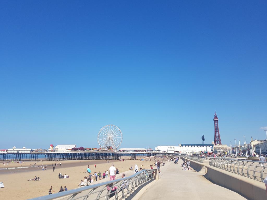 A little ice cream at the beach! #Blackpool #sunshine