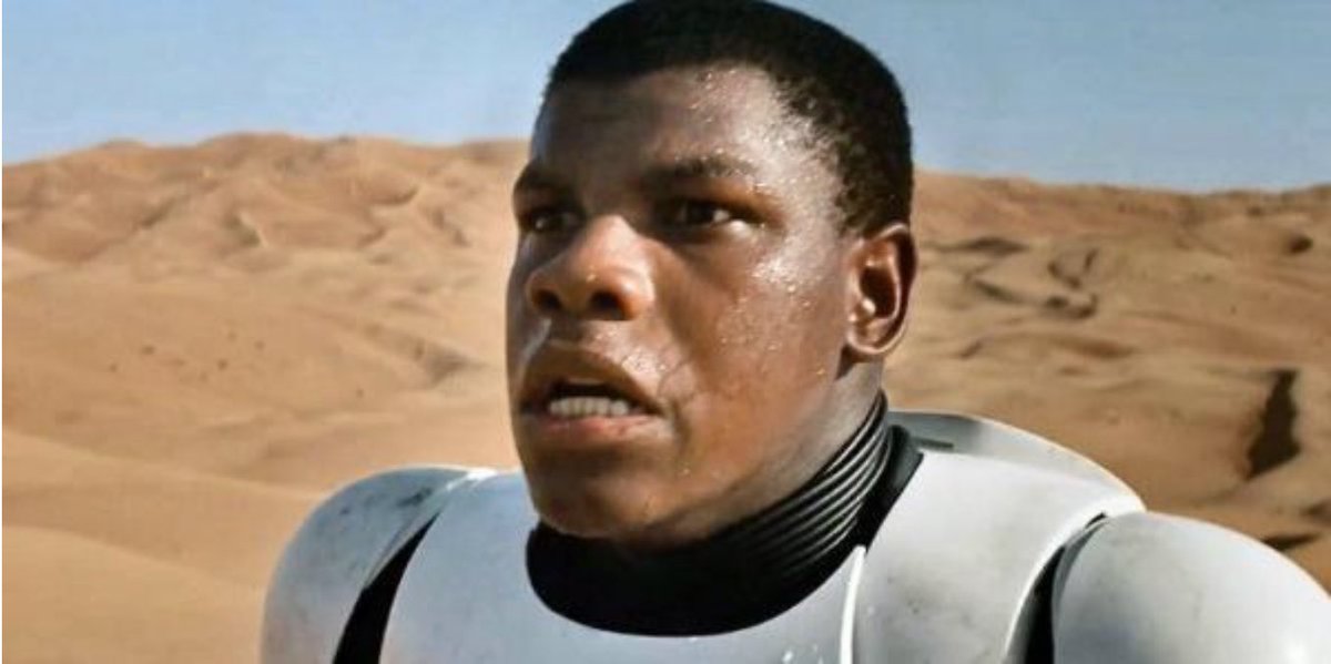StarWarsUK's tweet photo. Anyone else sweating like Finn on the run from the First Order? #HotterThanJakku https://t.co/EvmjRc1GWc