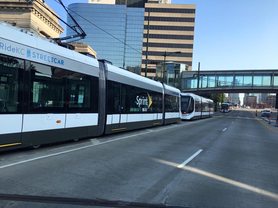 TomGerend's tweet photo. Two years ago today we opened @kcstreetcar on an amazing day,  marking a new era for downtown KC.  It has been a great &amp; rewarding ride ever since. To all who’ve played a part- thank you for riding, supporting, and believing.  #expandtheline #KCstreetcar https://t.co/m03SSFkfNK