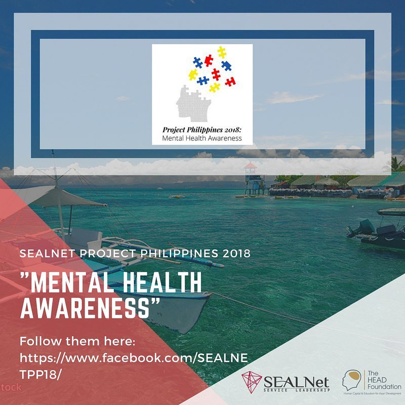 SEALNet_YLS's tweet photo. Follow SEALNet Project Philippines 2018: Mental Health Awareness Facebook Page for more information. #pp18 #sealnet #project #socialproject #volunteer #cebuphilippines #philippines #mentalhealthawareness #awareness https://t.co/zO6MqVr0IA