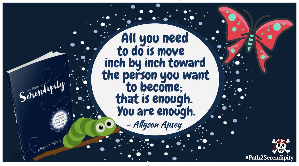 You are enough!!! #Path2Serendipity by <a href="/AllysonApsey/">Allyson Apsey</a> amazon.com/gp/aw/d/194644… #tlap #LeadLAP #JoyfulLeaders #momsasprincipals