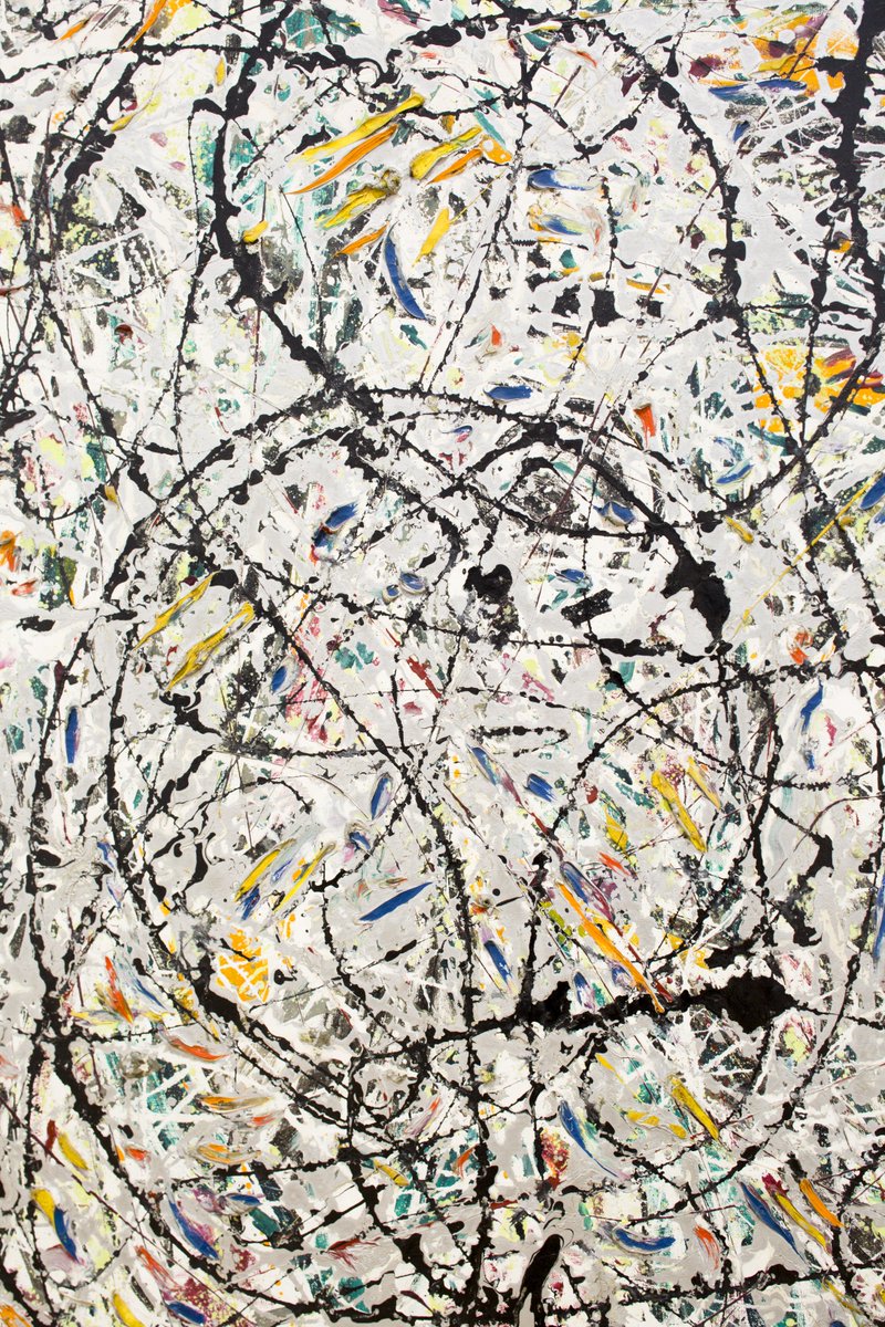 Oggi, domenica #6maggio, è il #WorldKidsColouringDay e l'ingresso alla Galleria Nazionale d'Arte Moderna e Contemporanea di Roma è gratuito per tutti!
[#JacksonPollock, Watery Paths, 1947]