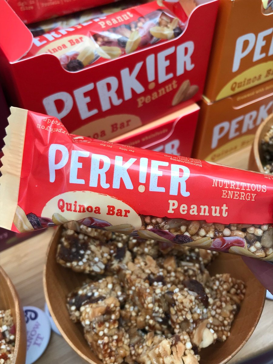 Perkierfoods's tweet photo. At the peckish point of the afternoon?🙋🏼😁 Come to our stand at @BeFitLondon (B90) for some truly DELISH samples of Quinoa Bars 😍😋

#befit #london #quinoabar #snacks #quinoa #glutenfree #vegan #befitlondon #fitness #exercise #classes #exerciseclasses #perkier #getyourperkyon https://t.co/2aF3cQqqu2