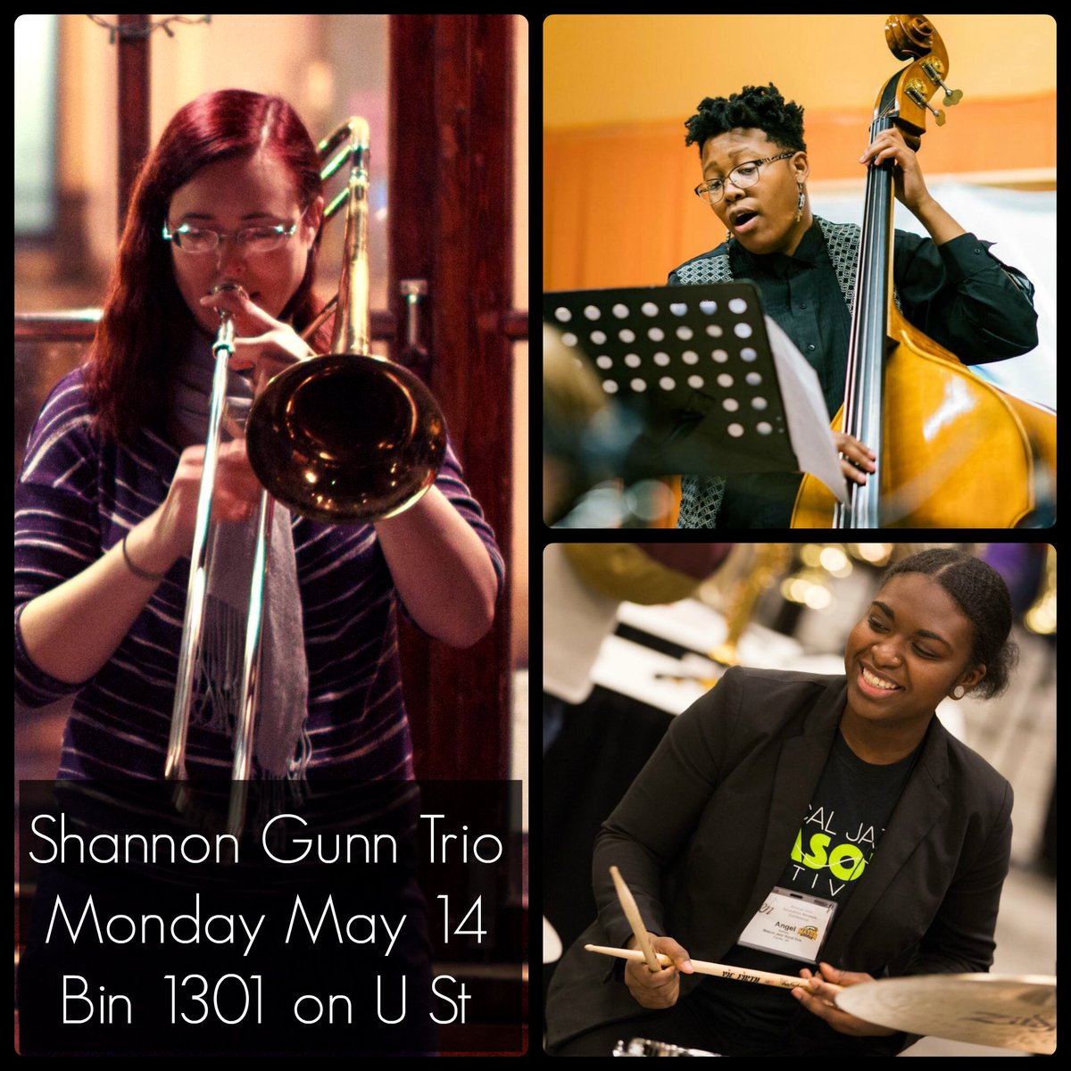 BullettesJazz's tweet photo. Coming soon! Bullettes trio at @bin1301 Monday May 14! https://t.co/EJgKmlI9fM