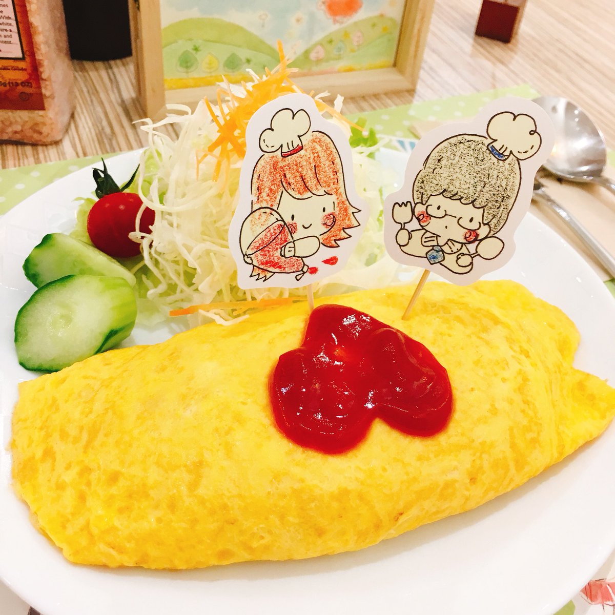 dlp_123's tweet photo. 念願の…！
まき田さんご本人とも一昨年のクリマぶりにお会いできてサインも頂いた😊💓
メニューはもちろん可愛いし、美味しいし、店内も可愛くて原画もあって、とりあえず幸せやった〜〜💫
たくさん癒されたから明日からまたお仕事頑張ります。
#まき田カフェ https://t.co/WnRGXWEAf9